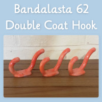Bandalasta 062 Hat and Coat Hook orange marble 