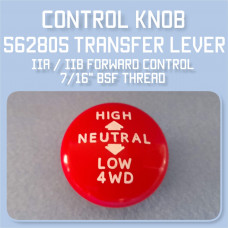LR 562805 light red knob 7/16 BSF - Forward Control Transfer lever 