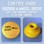 LR 562806 yellow knob 7/16 BSF - Forward Control 4wd lever 