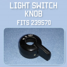 LR 537284 knob switch A19 black filled white LU-316436 Light Switch Knob 239570 